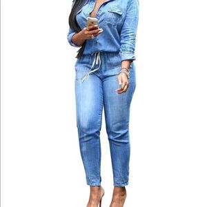 Jean like jumpsuit